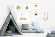 Kids Room Wall/Frame Mock Up 13, a Print Template by Whimsicality (Thumbnail 2 of 4)