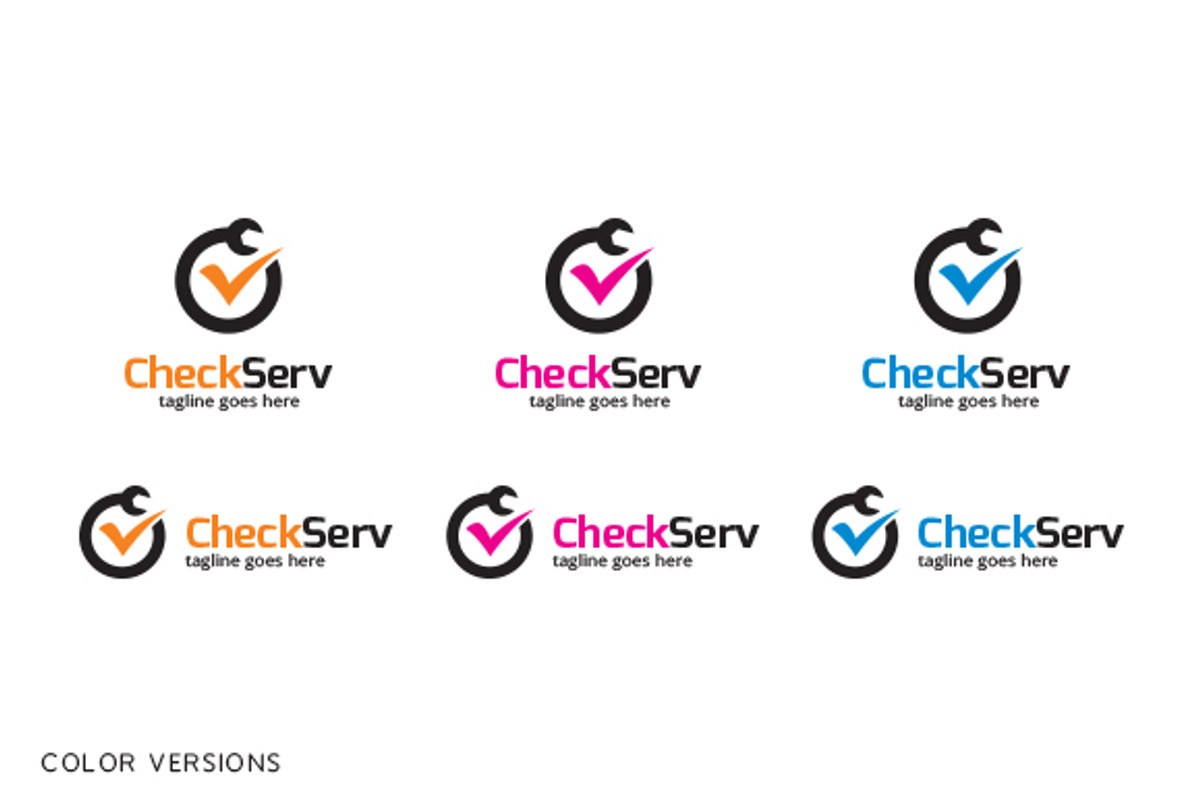 Check Service Logo Template, a Branding & Logo Template by gunaonedesign