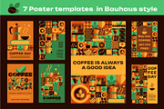 Coffee Art. Geometry Mosaic Design, a Food Illustration by Lettering_Logo (Thumbnail 2 of 9)