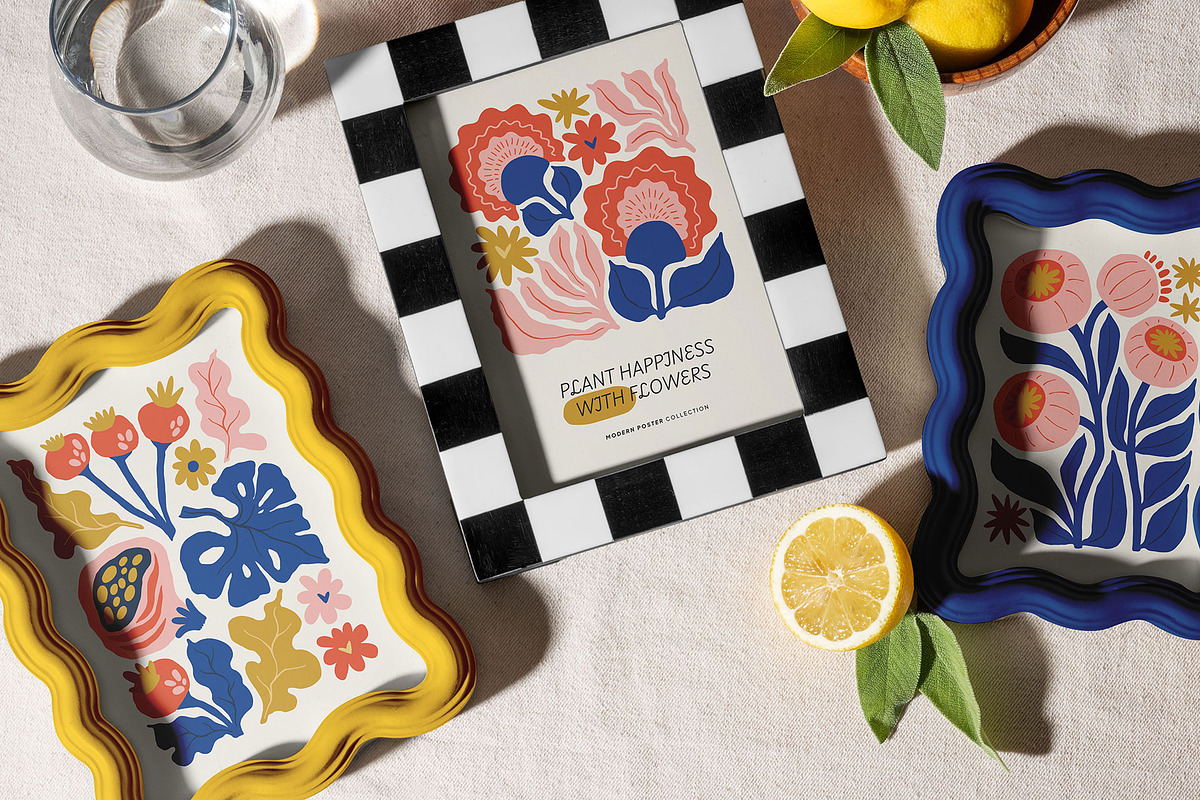 Colorful Flora | Wall Art Creator, an Object Graphic by Leleka.Store (Photo 7 of 17)
