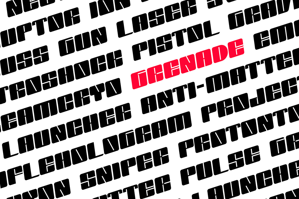 Cyber Auto, a Symbol Font by Ditatype (Photo 8 of 10)