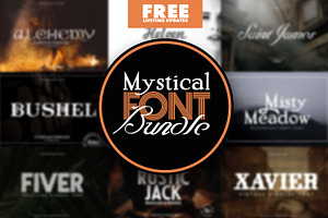 Mystical Font Bundle - Free Updates!