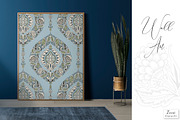 Mahika Damask Pattern & Motifs, a Pattern Graphic by Zeesi Design Garden (Thumbnail 9 of 11)