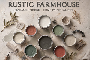 BM Rustic Farmhouse Paint Palette
