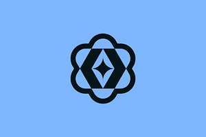 simple modern code star hexagon logo, a Branding & Logo Template by Rasagama Studio