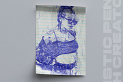 Realistic Pen Sketch Creator, an Action Add-On by Amorjesu.com (Thumbnail 26 of 37)
