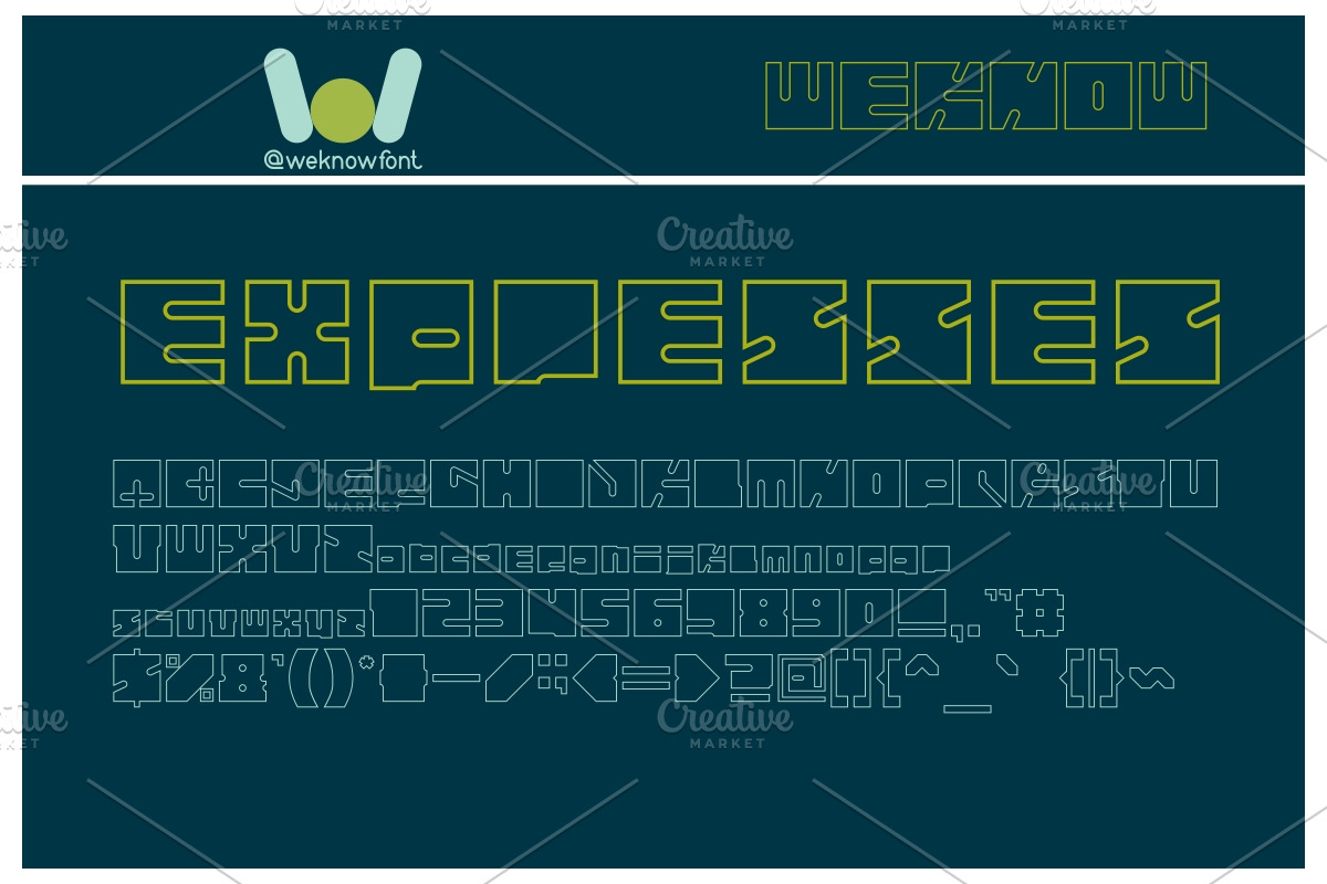 highway patrol font, a Font by weknow (Photo 3 of 5)