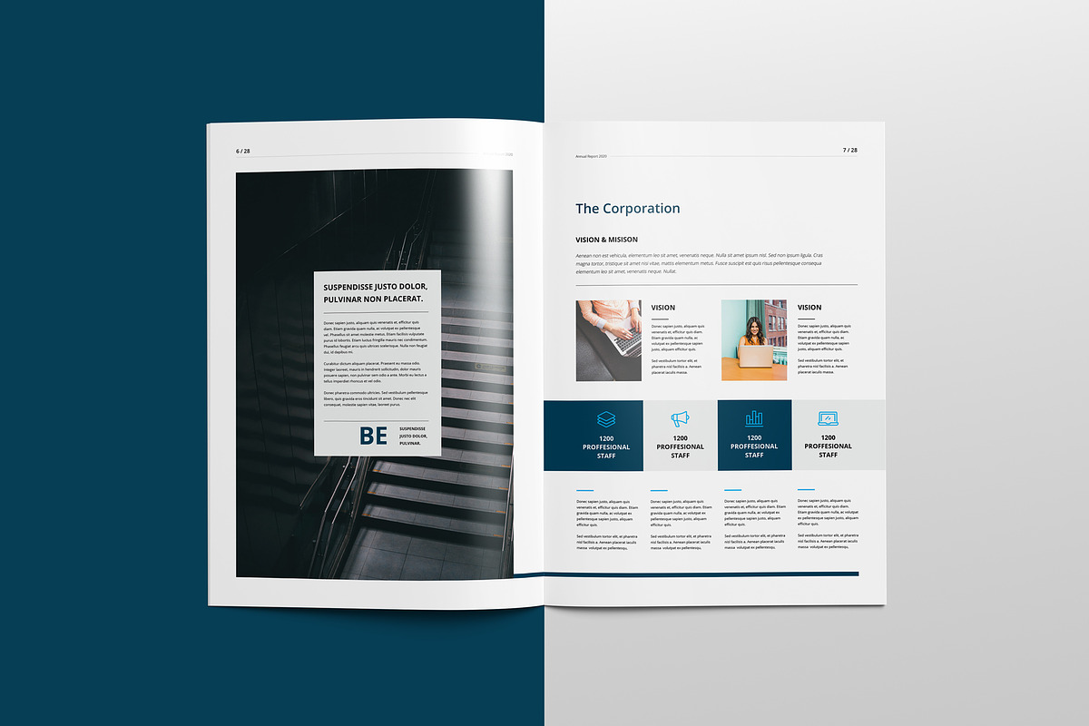 Annual Report 2023 | 28 Pages, a Brochure Template by Pro-Gh (Photo 4 of 14)
