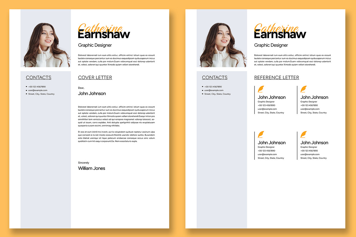 Minimal Resume Layout, a Resume Template by ContestDesign (Photo 4 of 4)