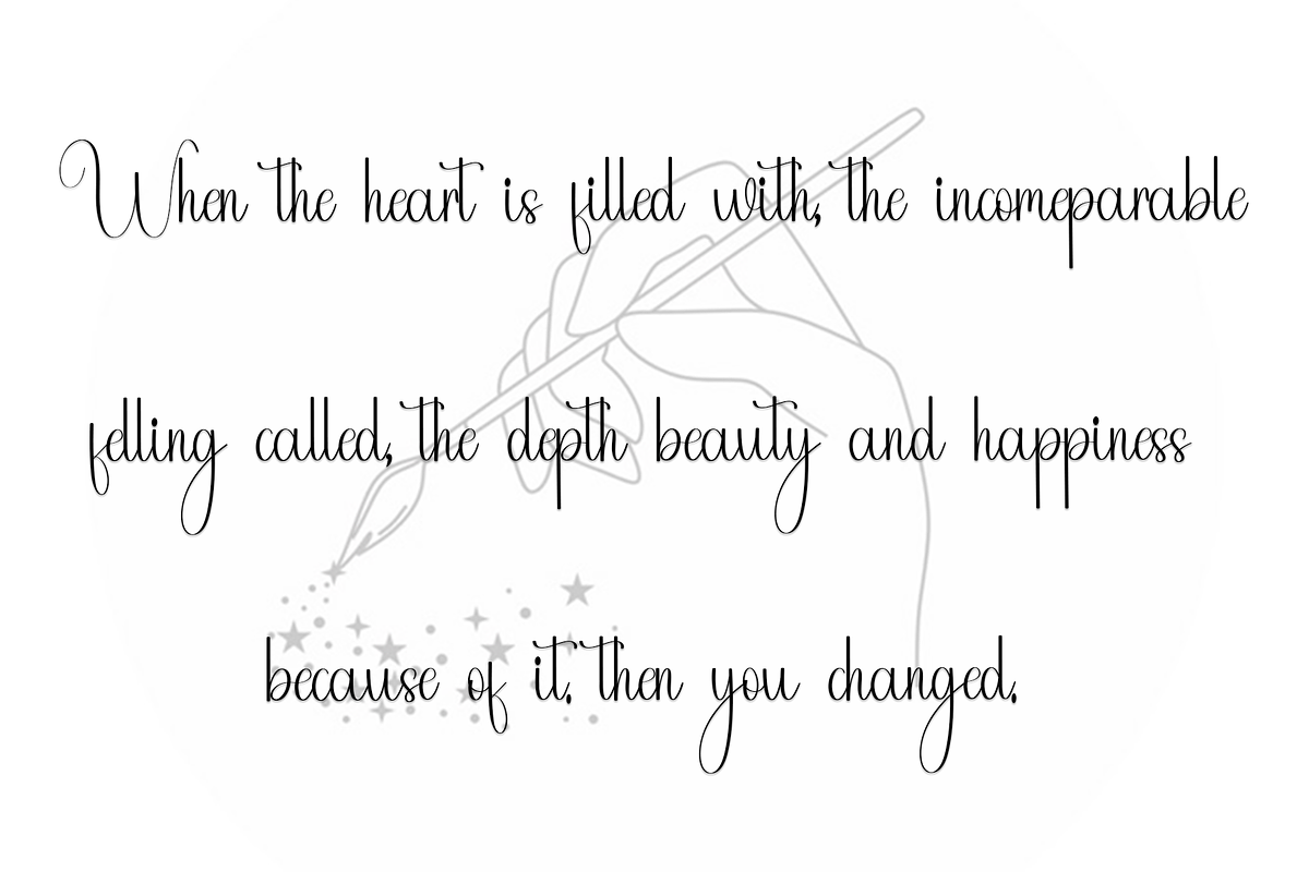 Birthday Monalisa, a Handwritten Font by FreshTypeINK (Photo 7 of 7)