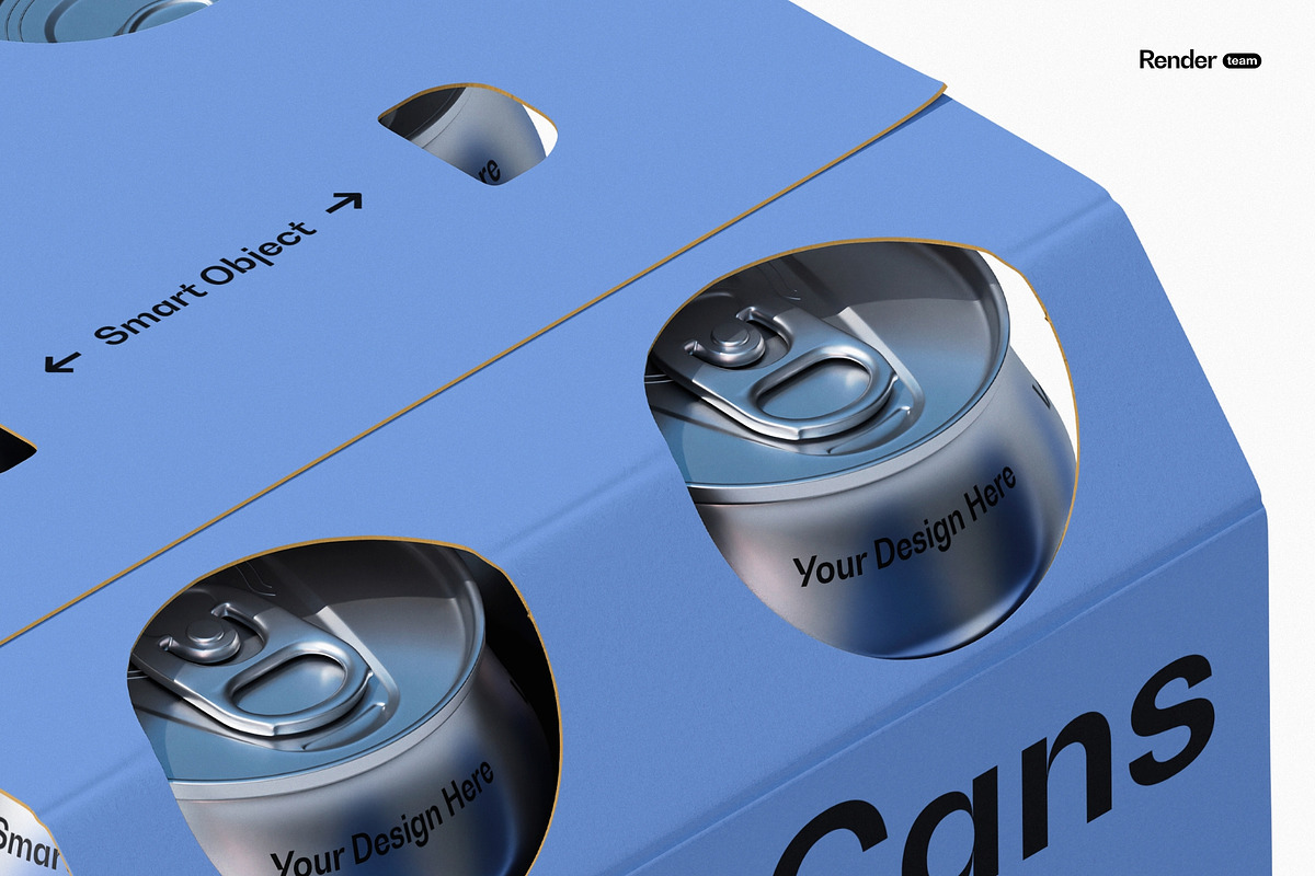 Soda / Beer Packaging Mockup, a Packaging Mockup by Renderteam (Photo 8 of 12)
