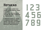 Hothead Western Font, a Sans Serif Font by Headfonts (Thumbnail 2 of 7)