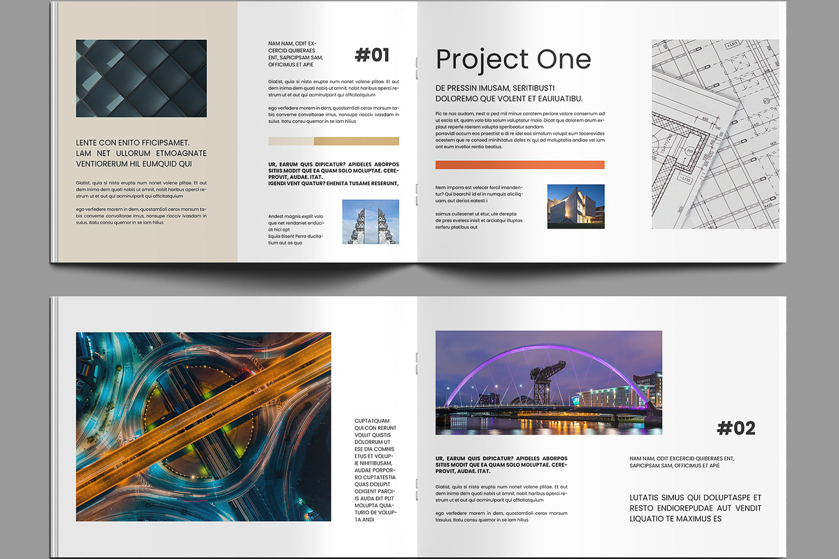 Architecture Magazine Template preview 3