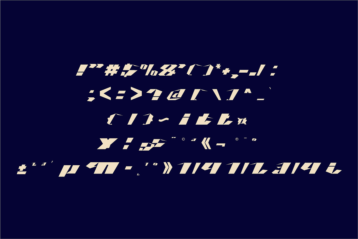 BLADE sharp font, a Script Font by WAP (Photo 4 of 5)