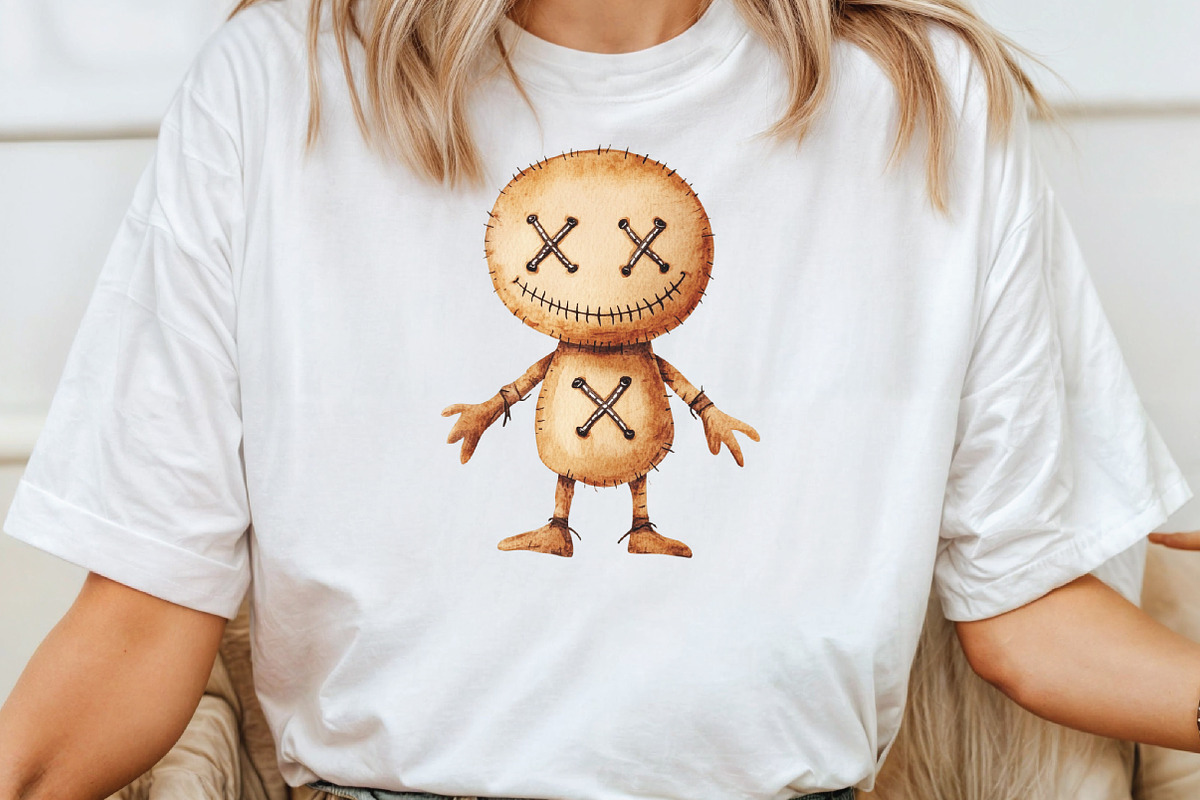 Halloween Voodoo Doll Clipart, an Illustration by CraftArtStudio (Photo 4 of 6)