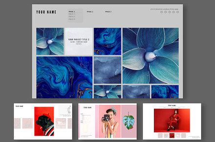 Photography/Portfolio Website, a Wireframe Template by tomsarraipodesign