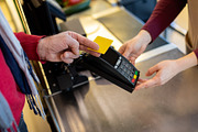 Cropped of male customer paying with credit card, a Photo by Prostock-Studio (Thumbnail 2 of 2)