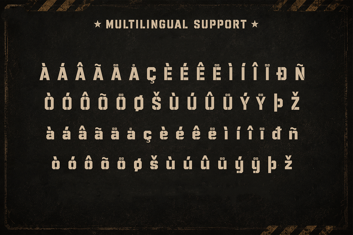 Wasteland Core - Display Font, a Handwritten Font by overlaytemplates (Photo 5 of 5)