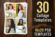 Photo Collage Templates PSD Template, a Card Template by Supremer Studio (Thumbnail 1 of 6)