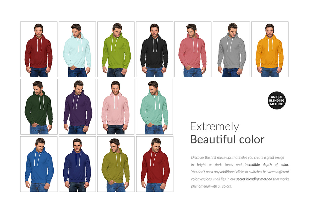 Men Hoodie Mock-ups Set FREE DEMO, a Books & Magazine Mockup by Apparel_Mockups (Photo 12 of 25)