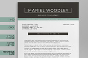 Resume Template 4-Page - CV Template, a Resume Template by Blissful Pixels (Thumbnail 3 of 4)