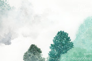 Misty Forest Watercolo, a Decorative Illustration by yahu88studio (Thumbnail 3 of 3)