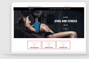 WS Sport - Fitness Center Theme