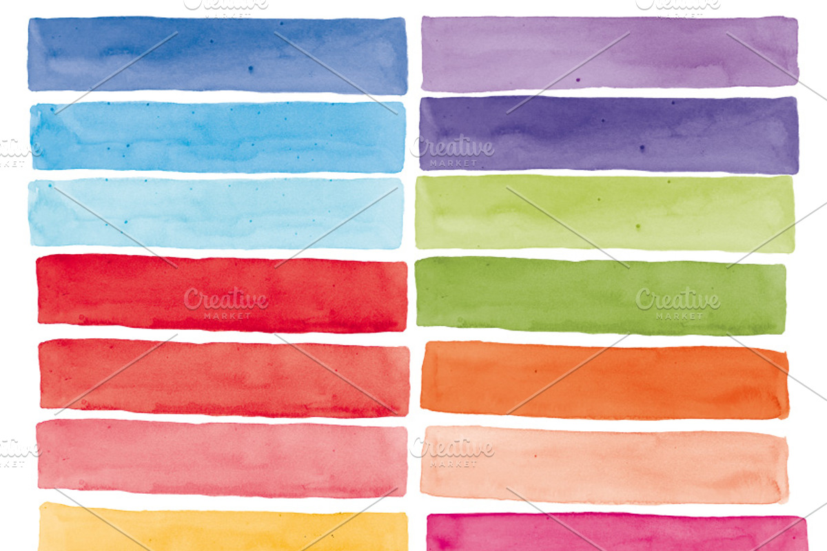 Watercolor Stripes, an Illustration by swiejko (Photo 2 of 2)