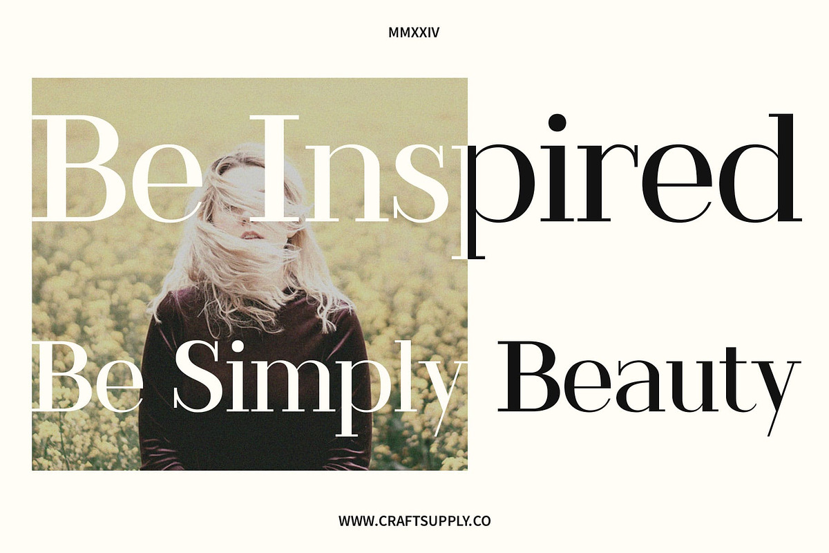 Ripete – Modern Serif, a Serif Font by Craft Supply Co. (Photo 8 of 8)