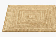 Dina Coastal Jute Rug Square, a Furniture 3D Model by 3dmitruk (Thumbnail 4 of 15)