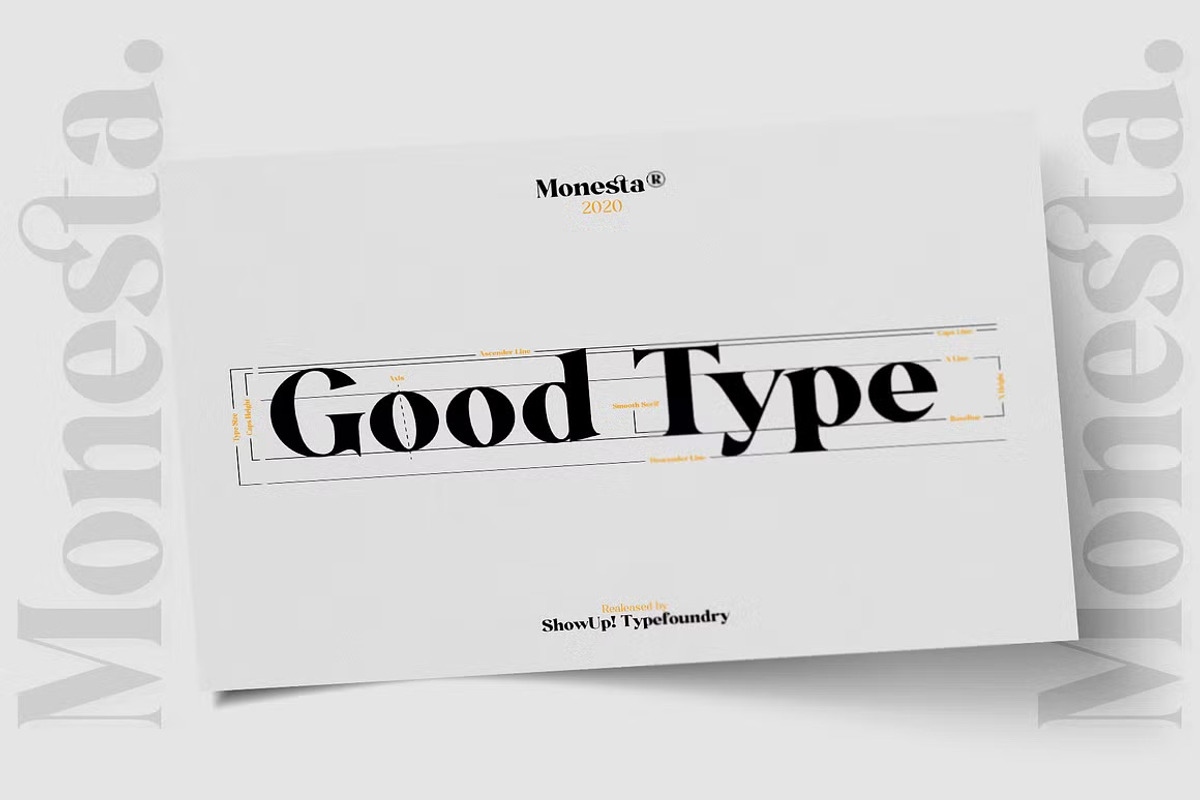 Monesta Bold, a Serif Font by ShowUp! Studio (Photo 6 of 15)