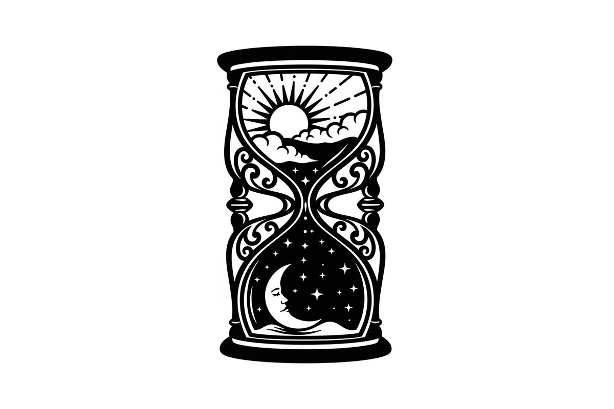 Celestial Sun Moon Hourglass Bundle, an Illustration by Gaye Art (Photo 12 of 31)