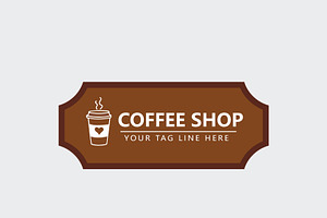 Coffee Shop logo concept, a Branding & Logo Template by Toufiqul