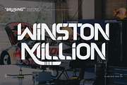 Brusing - Sports Display Font, a Sans Serif Font by Flawless And Co (Thumbnail 6 of 10)