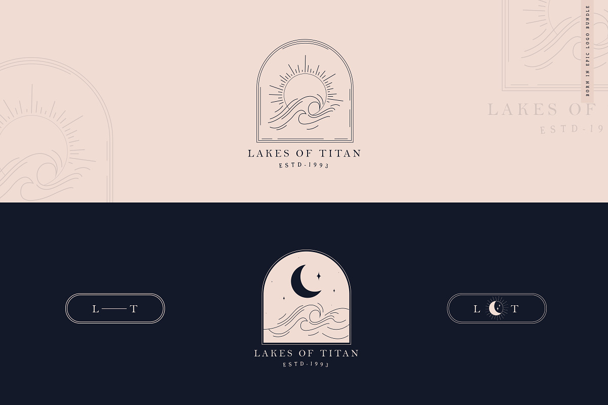 Born in Epic Logos//Updated, a Branding & Logo Template by SNIPESCIENTIST
