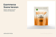 Food Pouch Packaging Mockup, a Packaging Mockup by ABAMockups (Thumbnail 4 of 4)