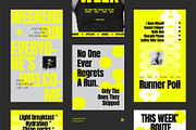 Running Community Instagram Pack, a Social Media Template by fakhroo (Thumbnail 1 of 4)