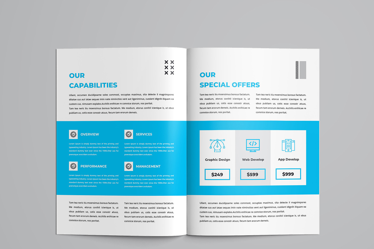 Minimal Business Project Proposal, a Brochure Template by mijli (Photo 10 of 14)