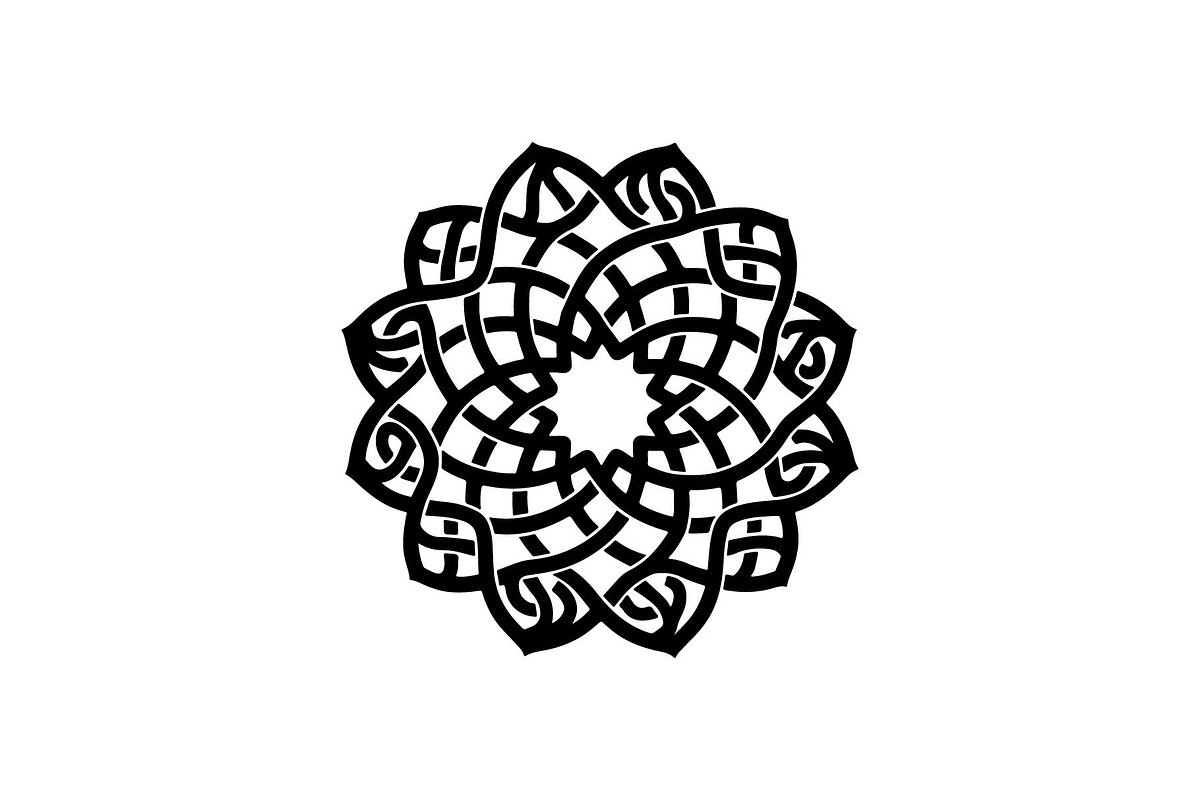 Mandala Floral Ornament Pack, an Object Graphic by yasushie (Photo 3 of 7)