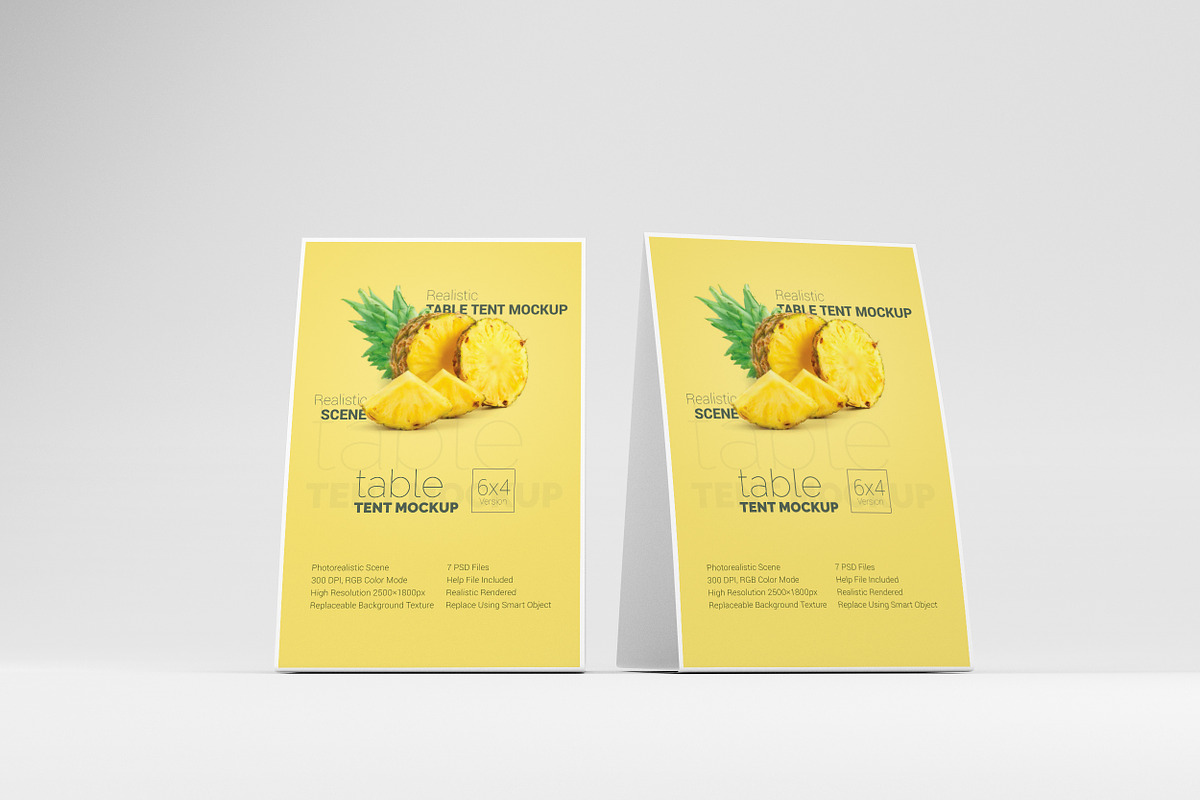 Table Tent Mockup, a Product Mockup by Toasin Studio (Photo 2 of 7)