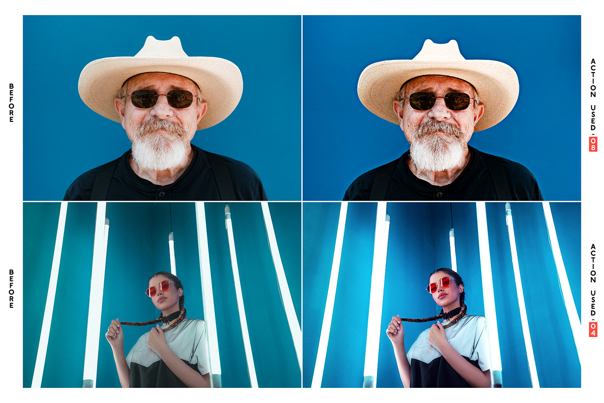 Portrait Pack Photoshop Actions, an Action Add-On by Effect-Hub (Photo 8 of 8)