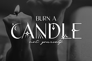 Gestia Candle Aesthetic Display Font, a Sans Serif Font by Struvictory.art (Thumbnail 4 of 11)