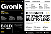 Gronik - Geometric Display Sans, a Sans Serif Font by Ainun Jinan (Thumbnail 2 of 9)