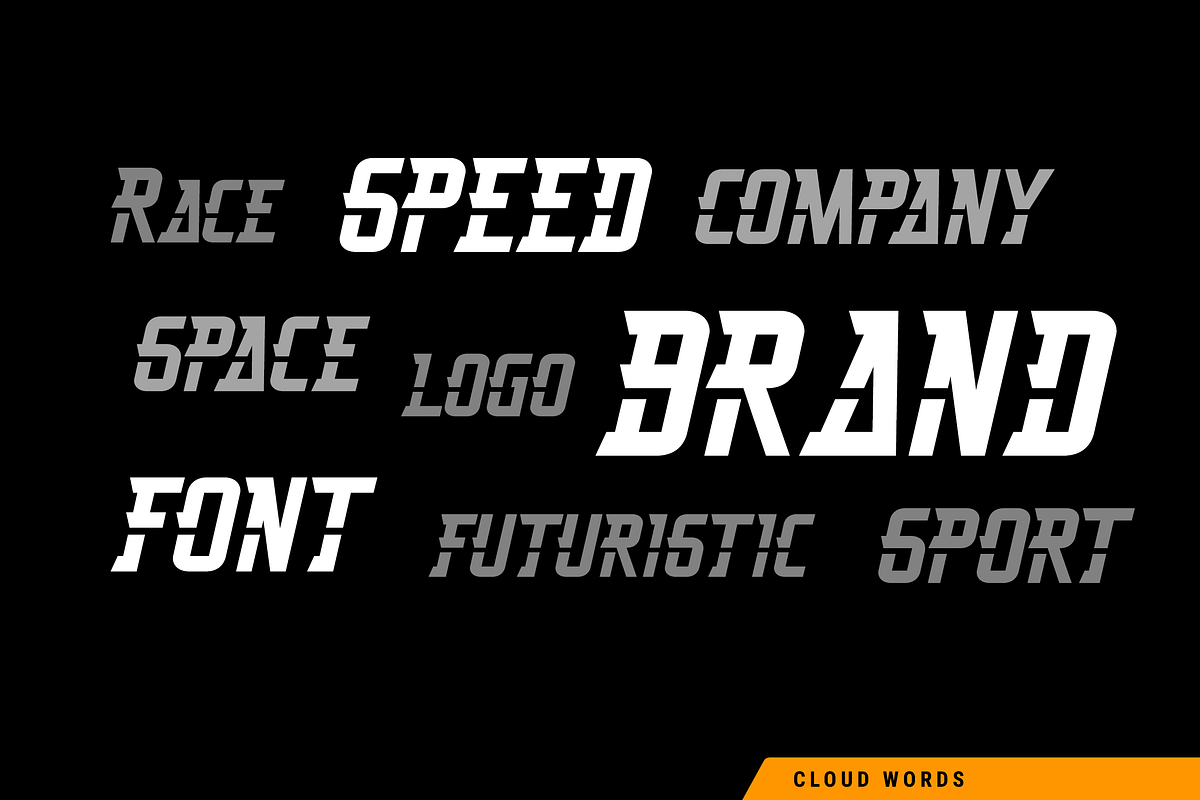 Thunderspeed | Sporty and Futuristic, a Serif Font by Tigadestd Type (Photo 6 of 7)