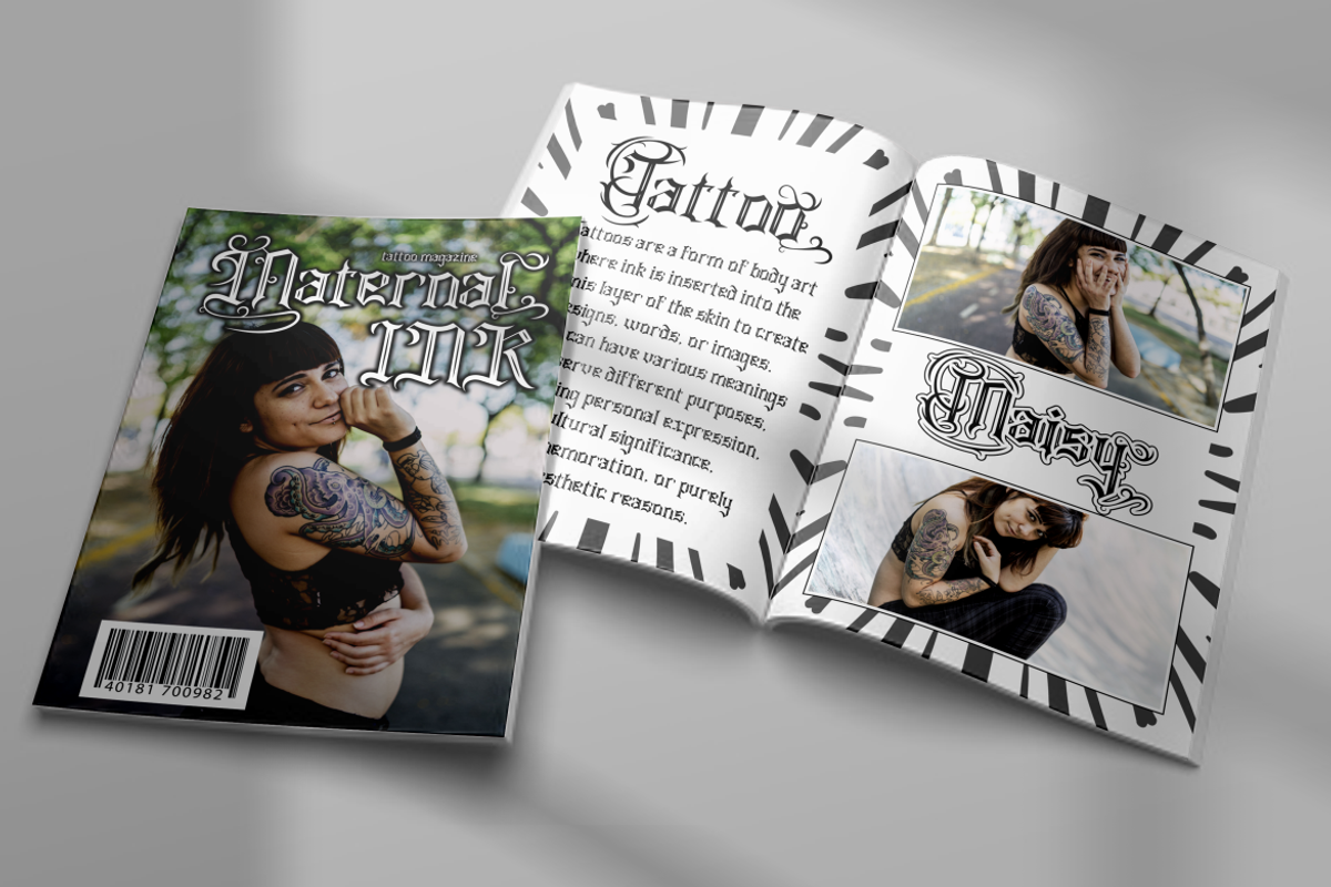Atlas Celeste - Tattoo Font, a Font by PutraCetol Studio (Photo 5 of 11)