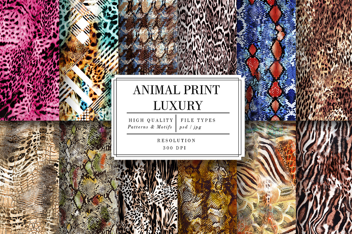 Animal Print Luxury, a Pattern Graphic by Luiz da Rolt Grathwohl (Photo 1 of 7)
