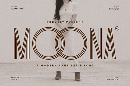 KG MOONA – A Modern Elegant Sans
