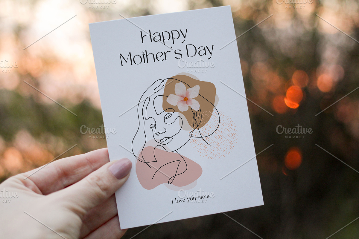 PRINTABLE Mother's Day Card, a Card Template by iDezignify (Photo 3 of 3)