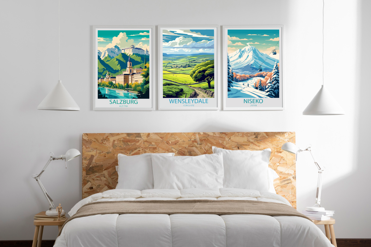 Famous Travel Places Poster Bundle, a Decorative Illustration by Genius Graph (Photo 4 of 6)