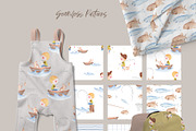 Fishing Watercolor Clipart, an Illustration by natalisart (Thumbnail 7 of 10)